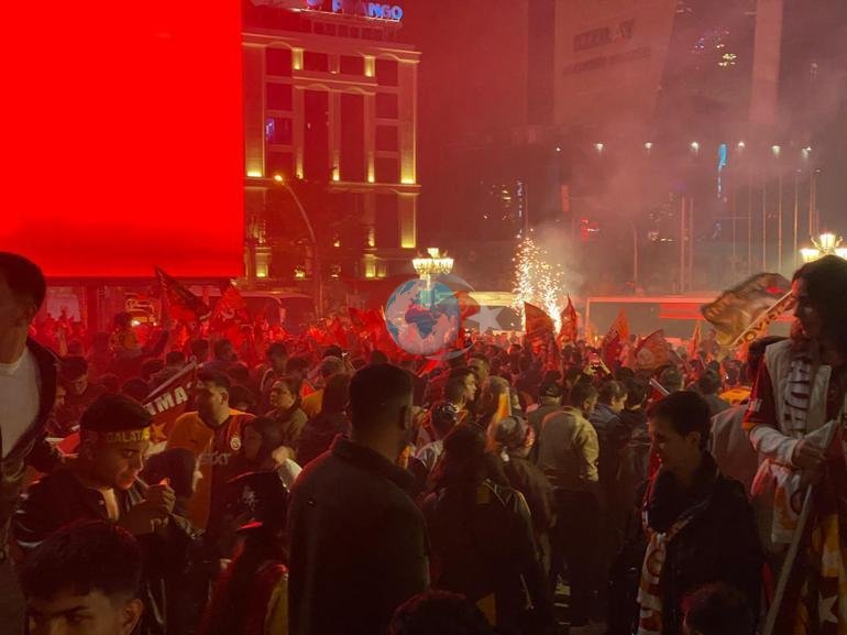 Galatasaroyning 26-chempionligi Anqarada katta ishtiyoq bilan nishonlandi.