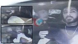 İstanbul'da takside dehşet anları! Şoförün boynuna ip geçirdiler