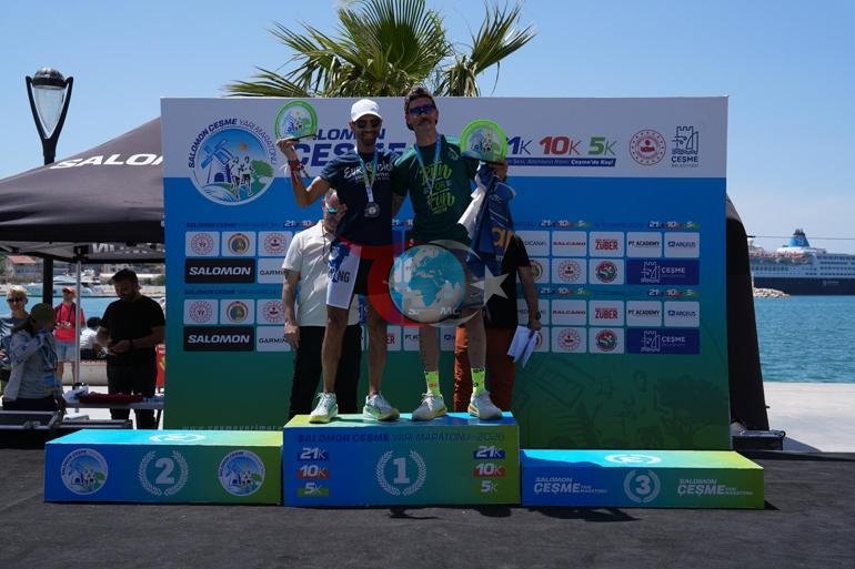 Çeşme Yarı Maratonu’nda ödüller sahiplerini buldu