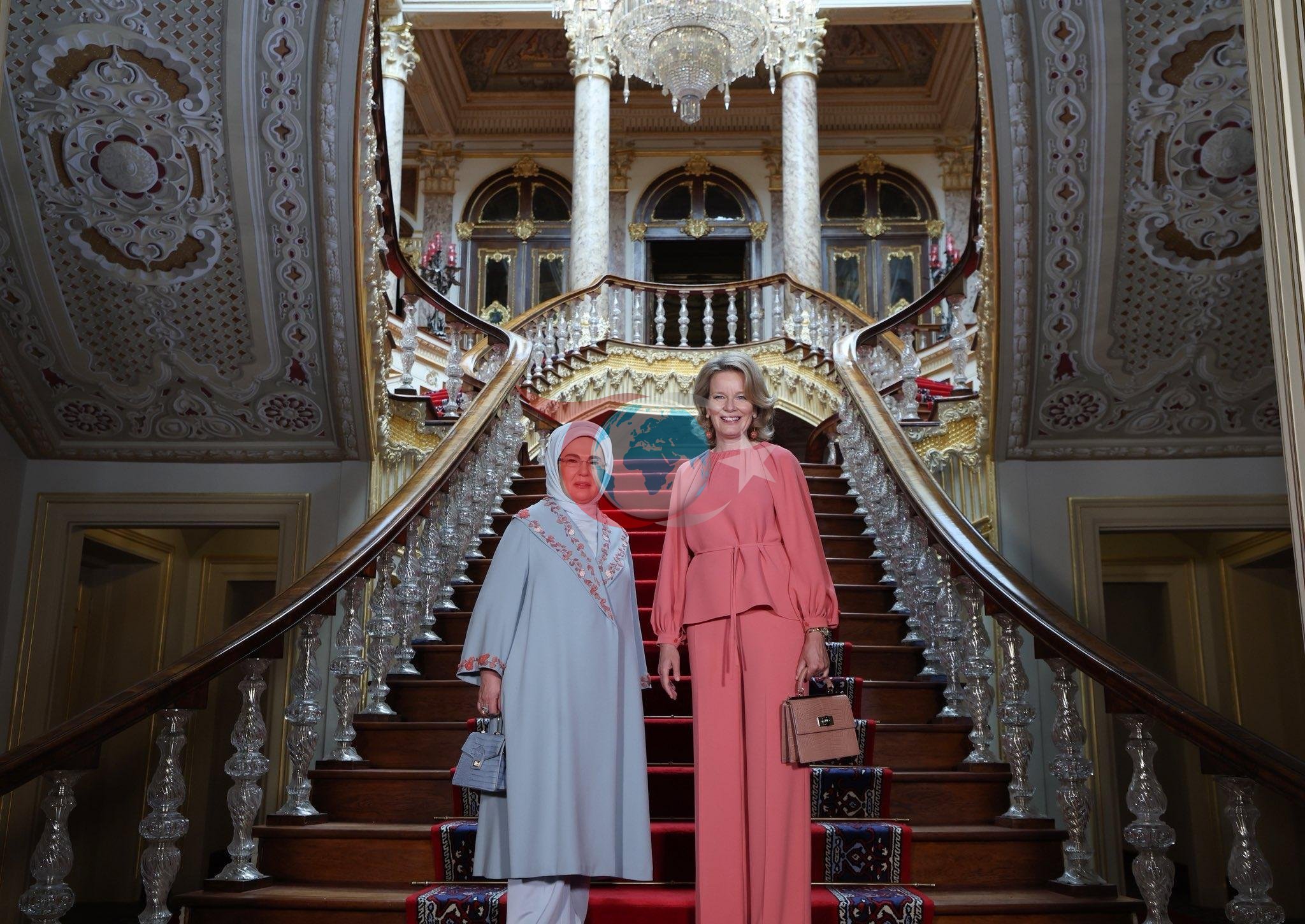 Emine Erdoğan Belçika Kraliçesi Mathilde'yi İstanbul'da Ağırladı