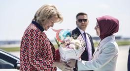 Belçika Kraliçası Matilda İstanbuldadır! 428 nəfərlik nümayəndə heyəti Türkiyəyə gəlib.