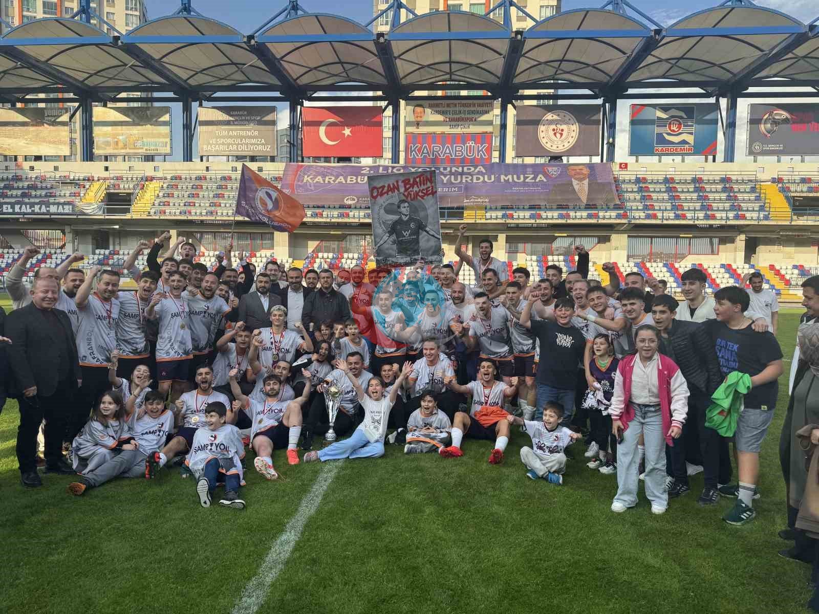 Safranboluspor Karabük 1.Amatör Lig'de Şampiyon Oldu
