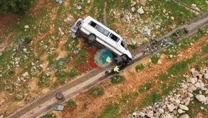 Gaziantepte işçi servisi devrildi: 16 yaralı