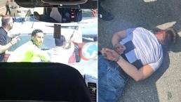Gyzy bilen taksi sürüjisini zamun alyp, polisiýa ot açan şübheli adam ele salyndy.
