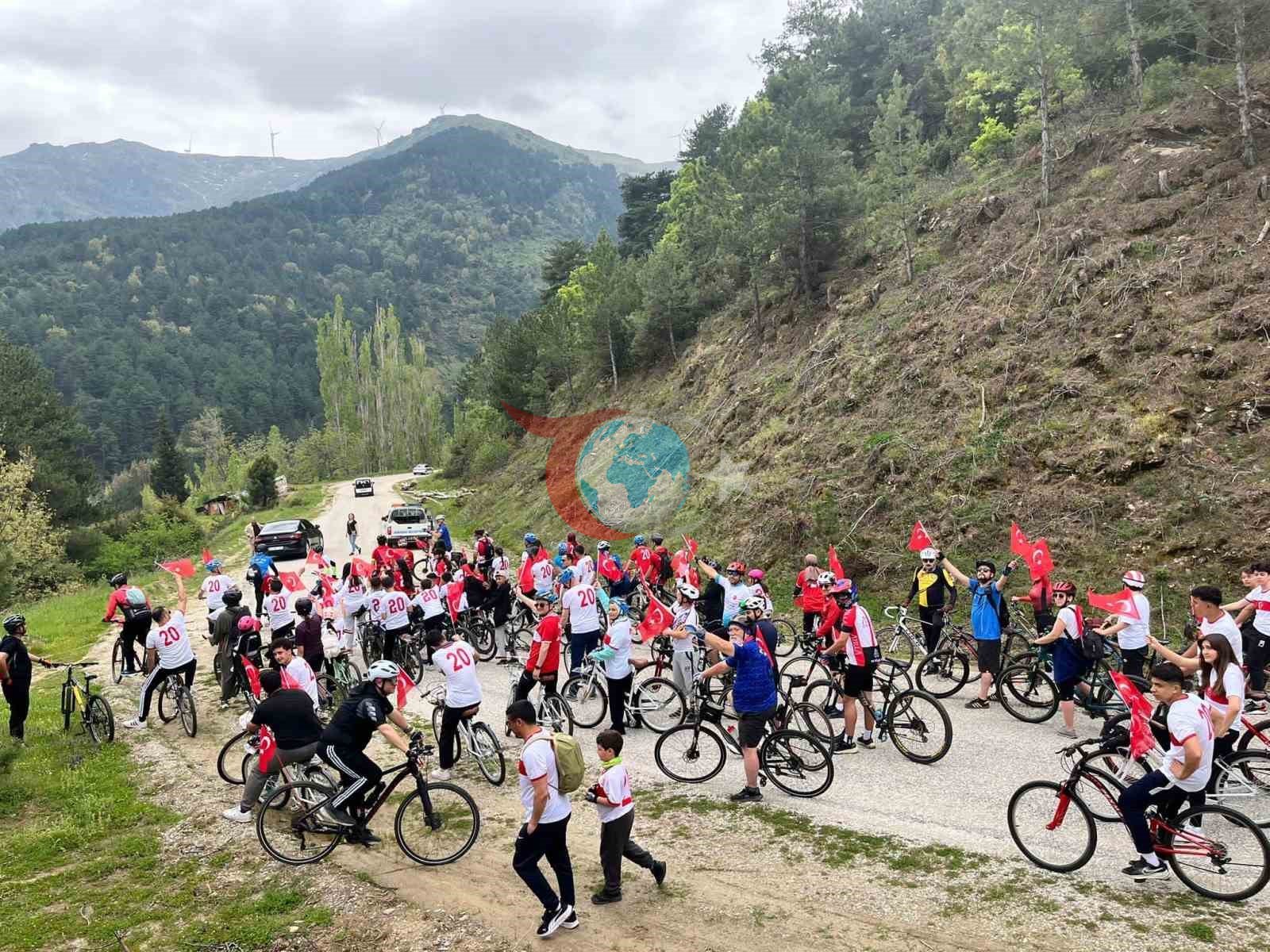 Babadağ'da 19 Mayıs Ruhu Bisikletlerle Canlandı