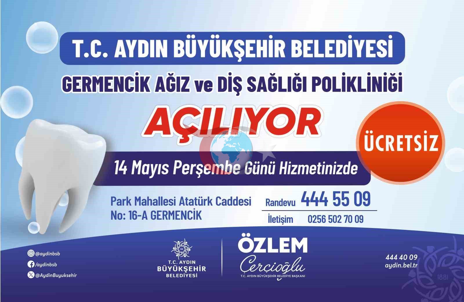 Germencik'te Yeni Ağız ve Diş Sağlığı Polikliniği Açılıyor