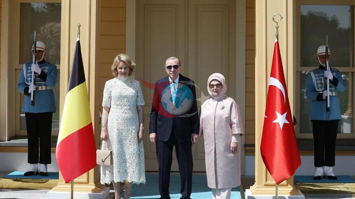 Erdoğan ve Belçika Kraliçesi Mathilde Üsküdar'da Buluştu