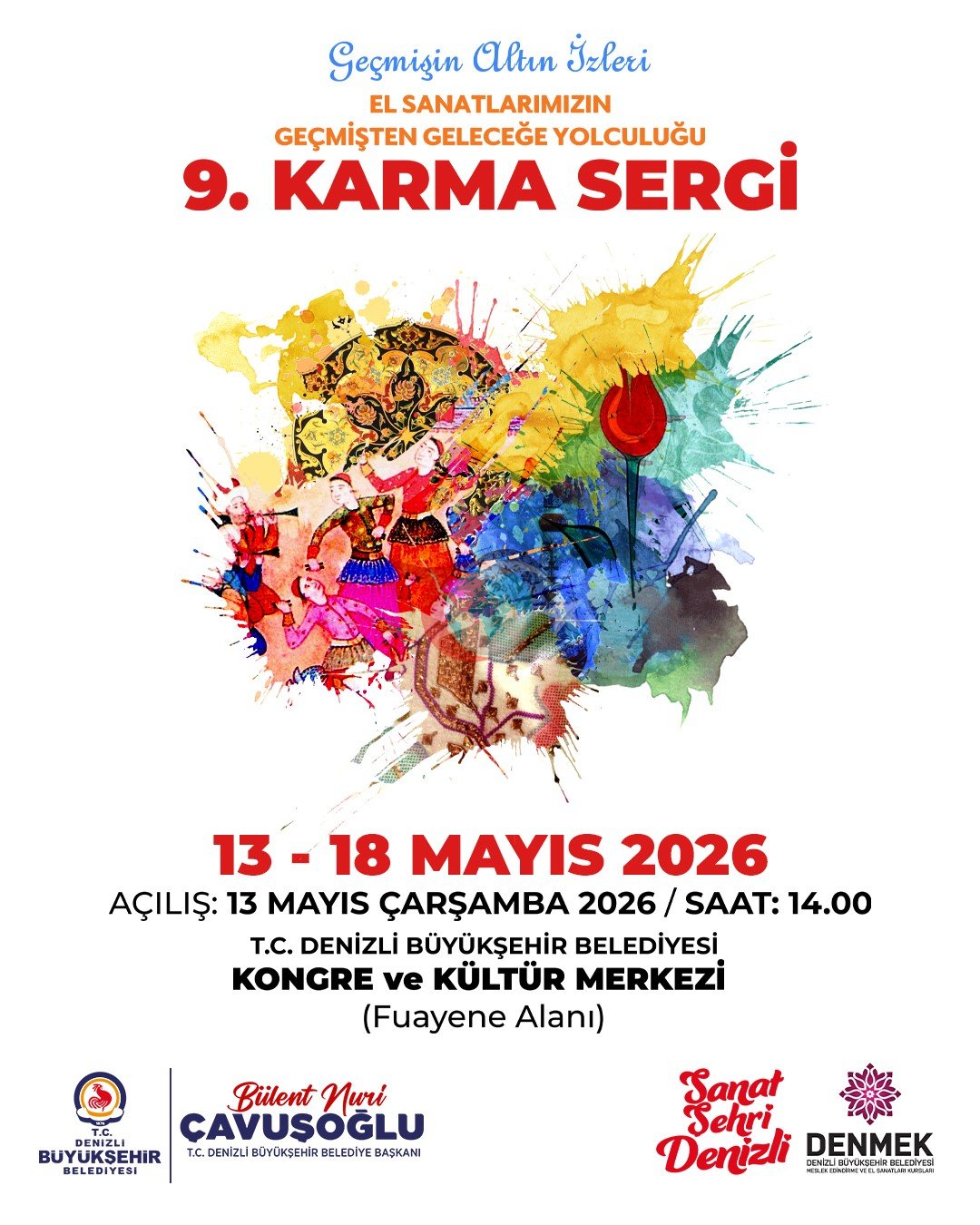 Denizli'de Geleneksel Sanatların Buluşması: Karma Sergi