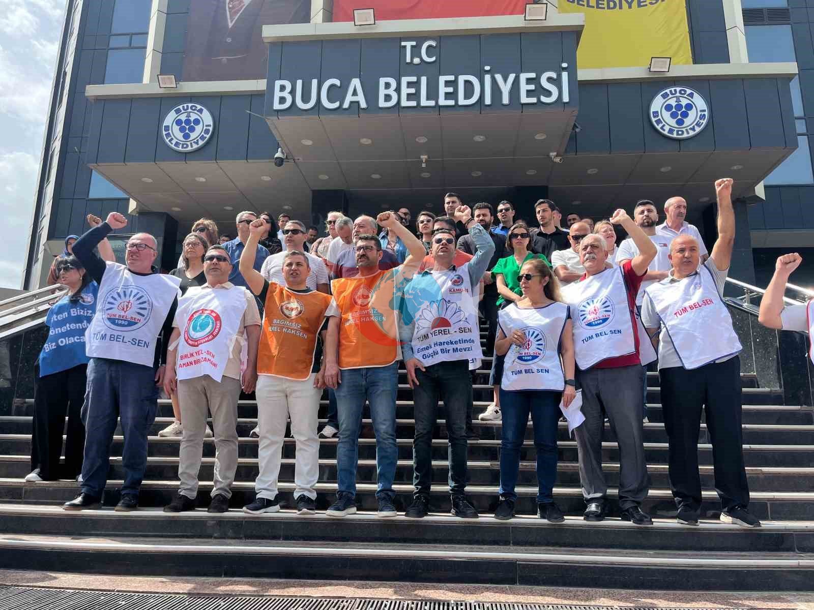 Buca'da Memurlar Hakları İçin Mücadele Ediyor: Özgür Özel'e Mesaj Var