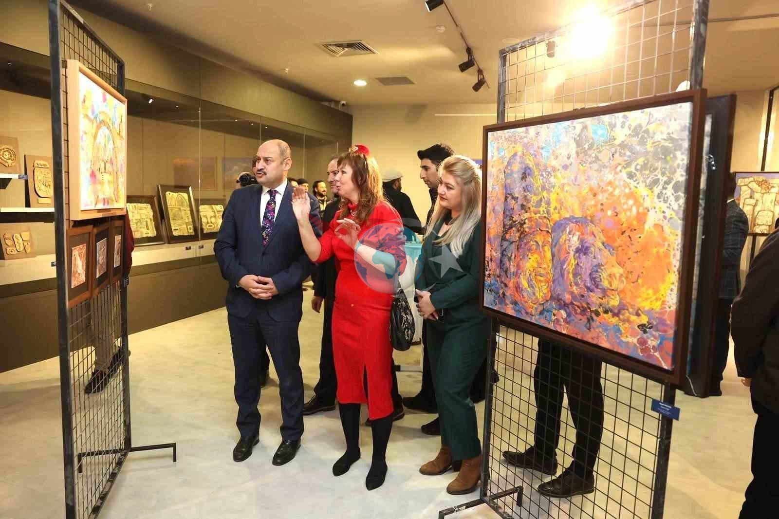 Ünlü ressamlar Nemrut&rsquo;un tanıtımı için dünya çapında sergiler düzenliyor