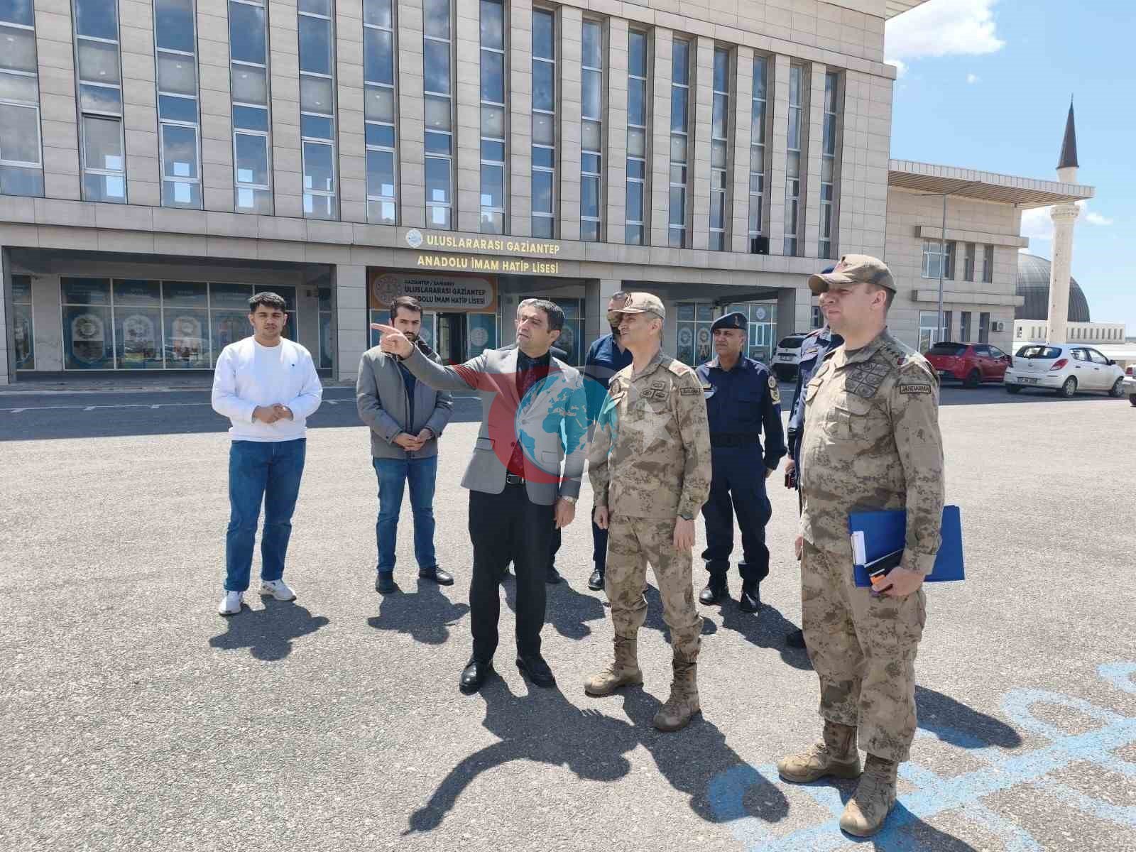 Gaziantep'te Okullarda Güvenlik Denetimi: Tümgeneral Şen'den İnceleme