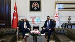 Adalet Bakanı Gürlekten İçişleri Bakanı Çiftçiye ziyaret