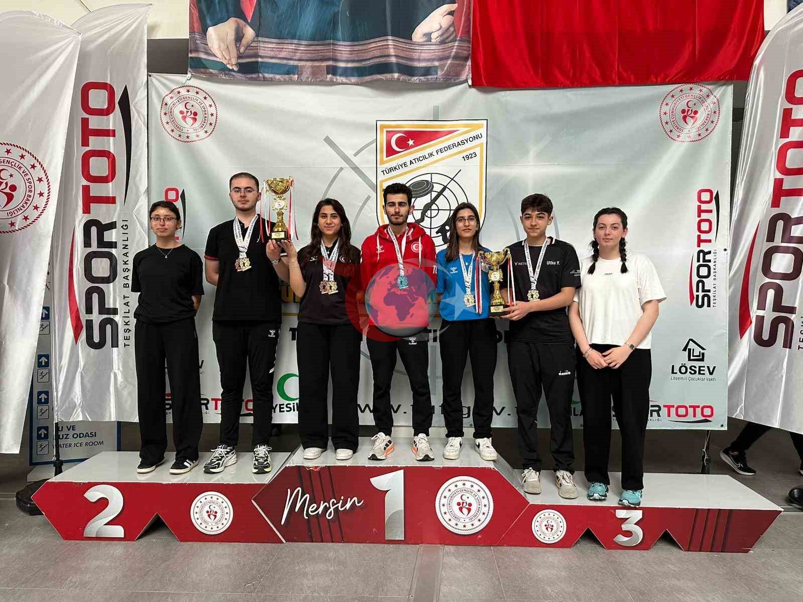 Erzincan'dan Havalı Tüfek Şampiyonasında Büyük Başarı