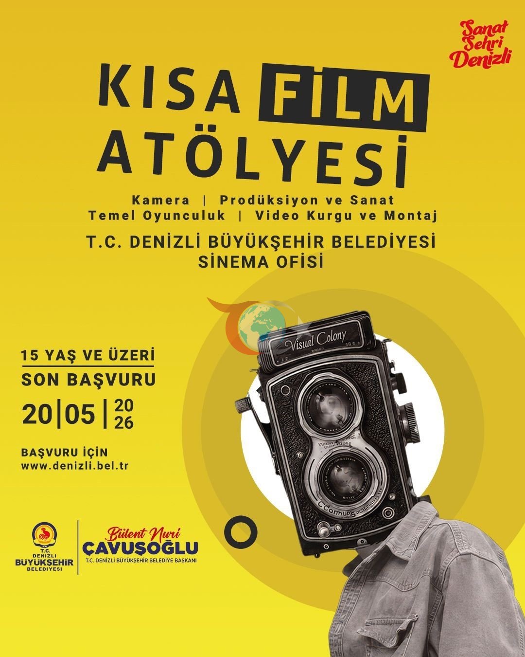 Denizli'de Sinema Tutkunlarına Özel Kısa Film Atölyesi Başlıyor