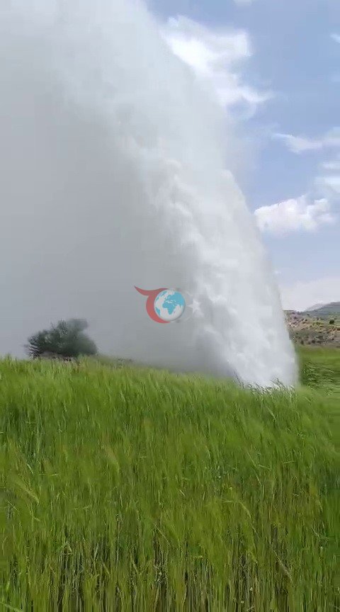 Su isale hattında patlama
