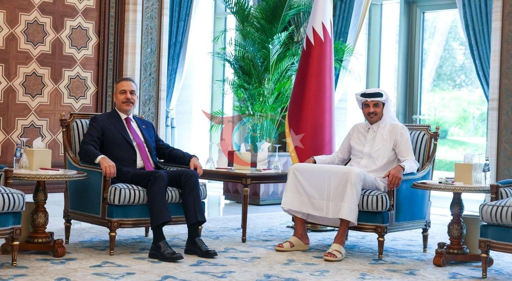 Hakan Fidan, Katar Emiri ile Doha'da Görüştü