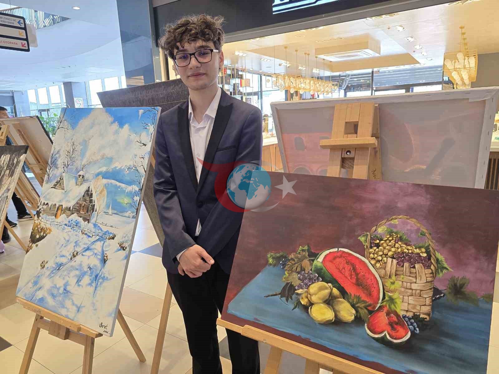 Yozgatlı Öğrencilerden Sanat Dolu Resim Sergisi