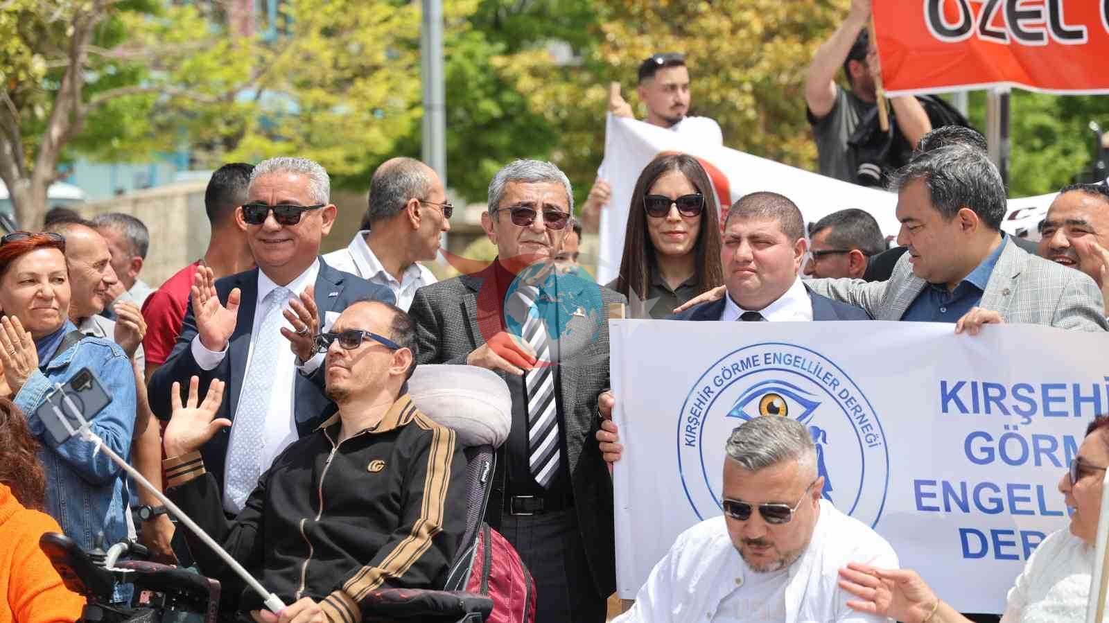 Kırşehir’de Engelliler İçin Sessiz Yürüyüş Düzenlendi