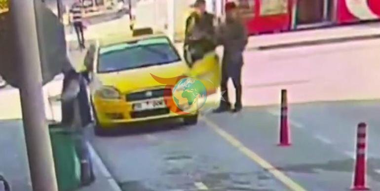 Burdur’da film sahnesini aratmayan anlar Çalınan taksinin peşinden koşup aracını geri aldı