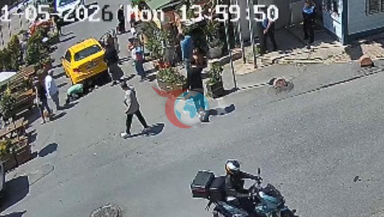 Şişli’de taksinin altında kalan yaşlı kadından mucize kurtuluş O dehşet anları kamerada