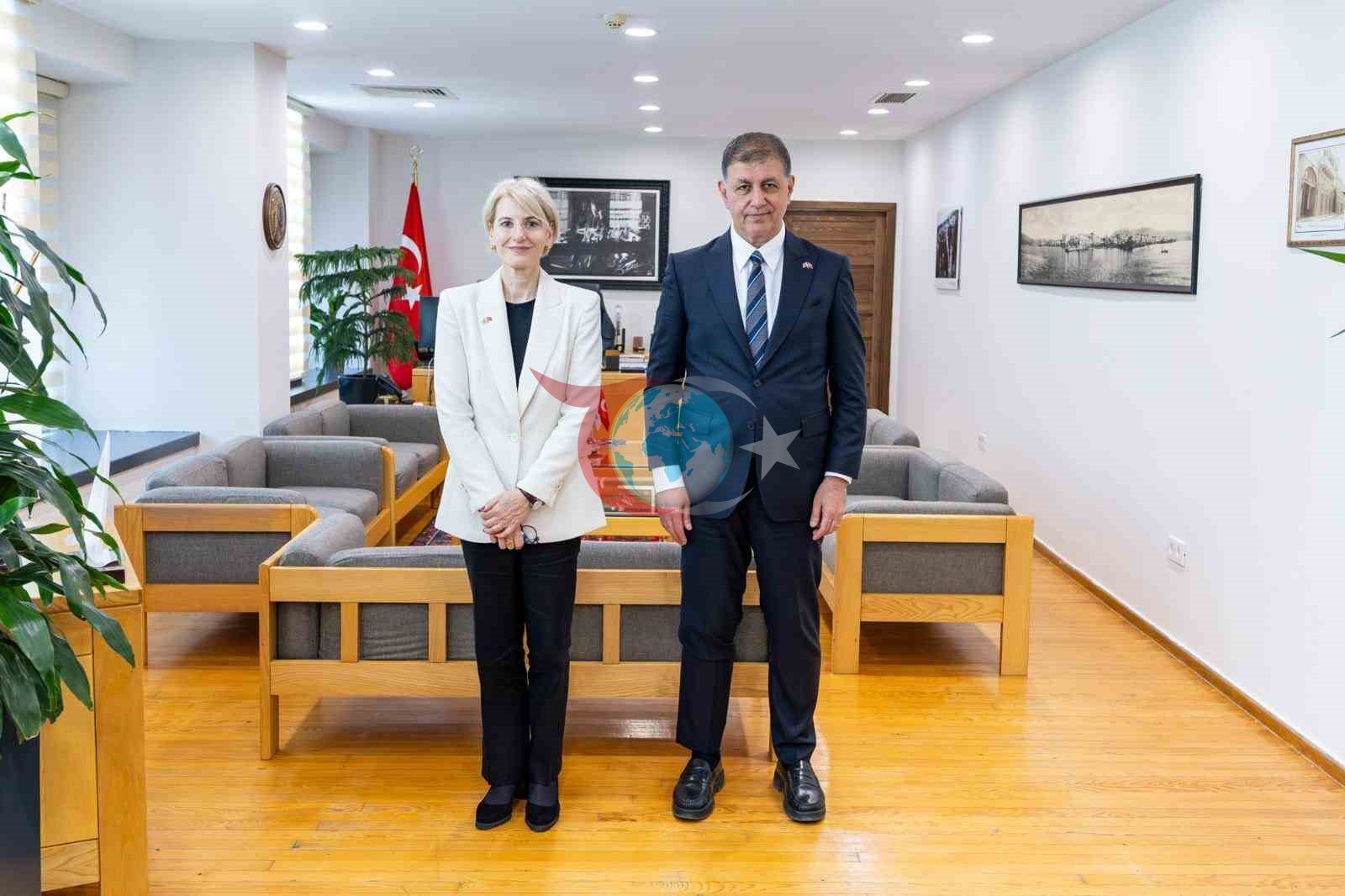 Başkan Tugay, İngiltere Büyükelçisi Morris&rsquo;i ağırladı