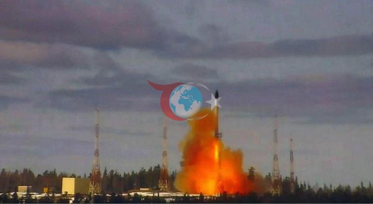Putinden 35 bin kilometre menzilli füze açıklaması Sarmatın test atışı yapıldı