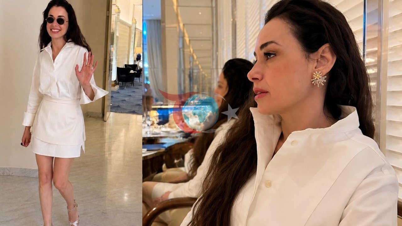 Özgü Namal Cannes Film Festivali'nde Göz Kamaştırıyor