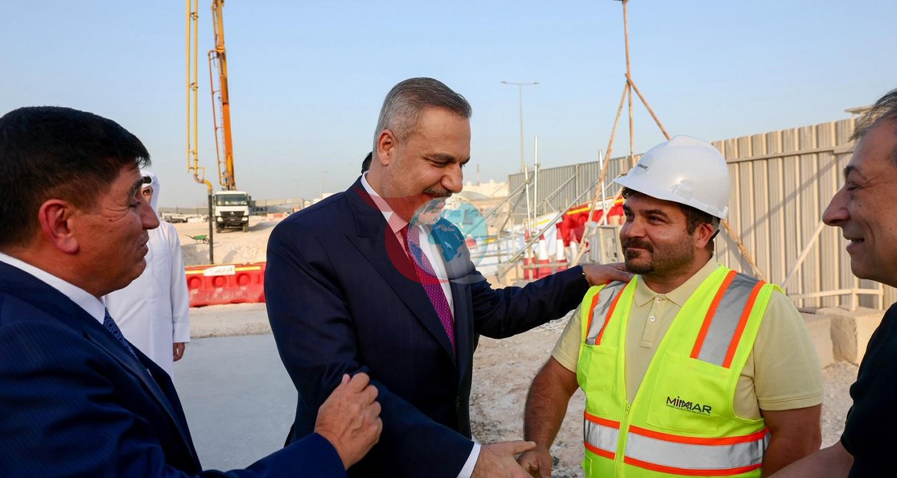 Dışişleri Bakanı Fidan, Katar'da Türk Okulu İnşaatını İnceledi