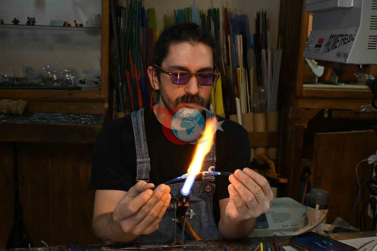 Eskişehir'de Murano Camları Sanat Eserine Dönüşüyor