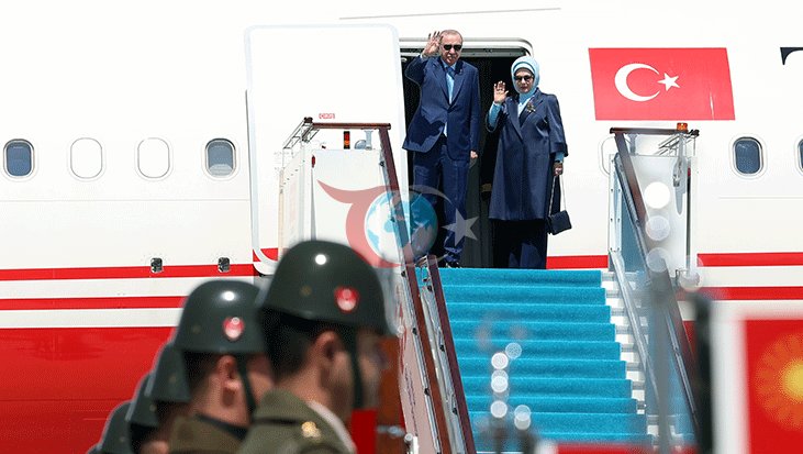 Cumhurbaşkanı Erdoğan'ın Kazakistan Ziyareti Başladı