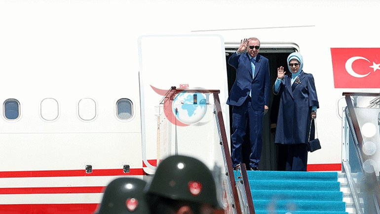 Cumhurbaşkanı Erdoğan, Kazakistana gitti