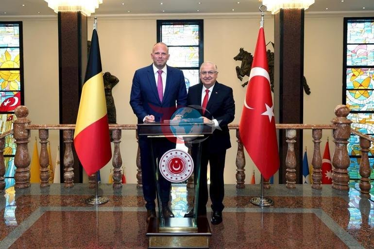 Bakan Güler, Belçikalı mevkidaşı Francken ile görüştü