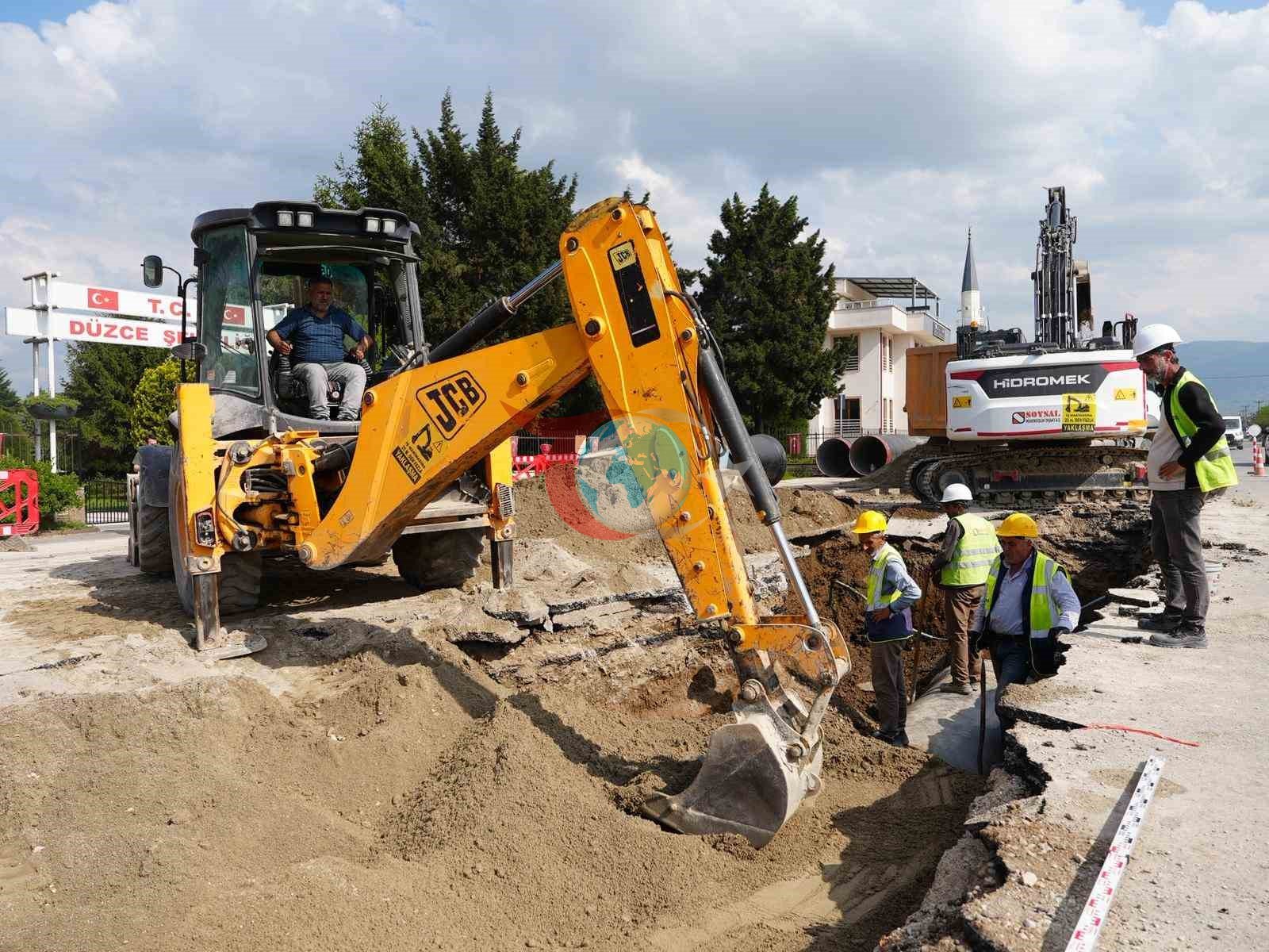 Düzce'de 11 Kilometrelik İçme Suyu Hattı Tamamlandı
