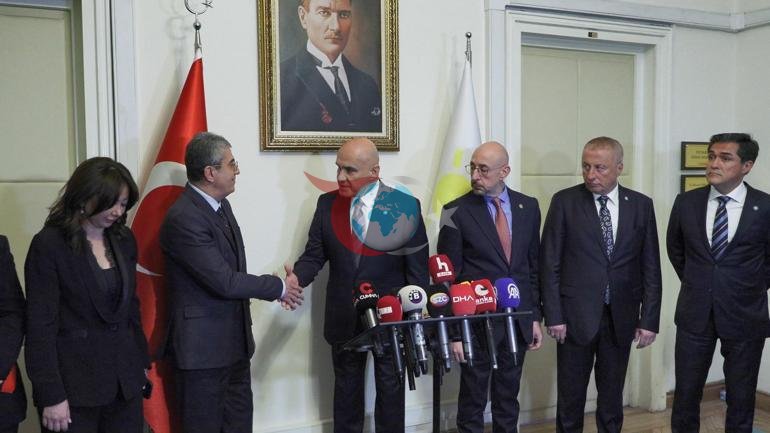 CHP heyeti, Mecliste muhalefet partilerini ziyaret etti