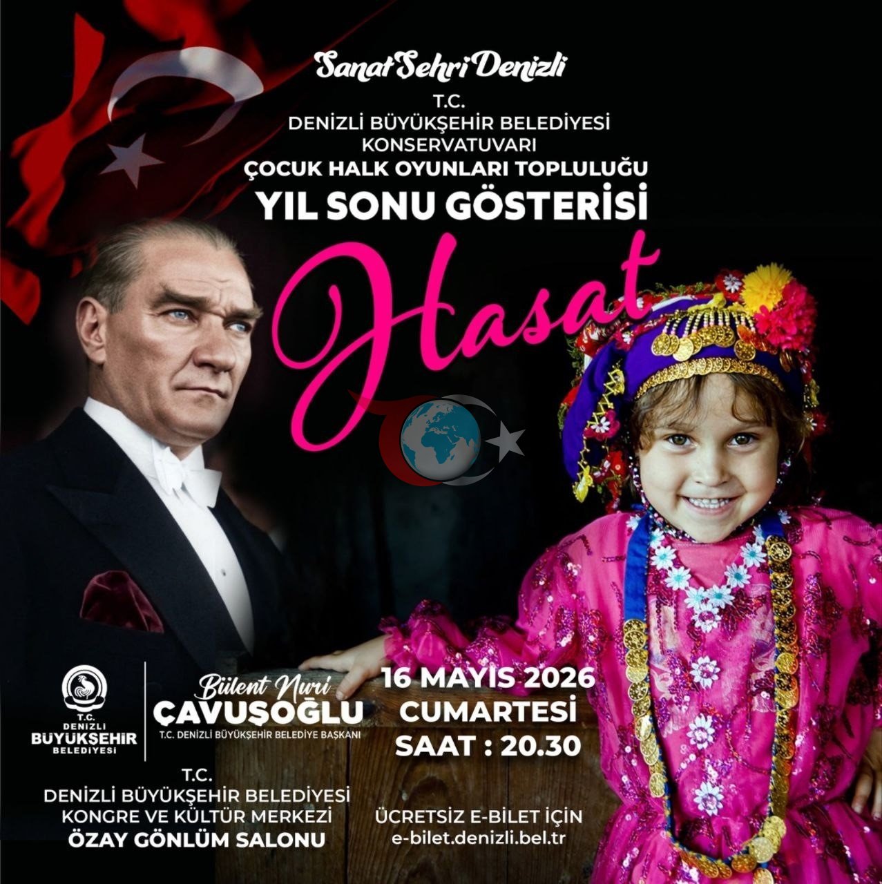 Denizli'de Kültürel Miras Çocuklarla Sahneye Taşınıyor