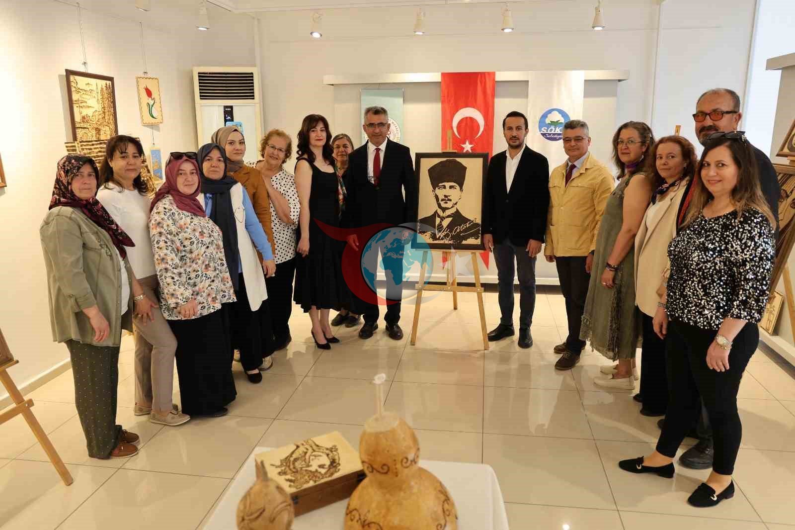 Söke'de Ahşap Yakma Sanatının Zarif Yansımaları Sanatseverlerle