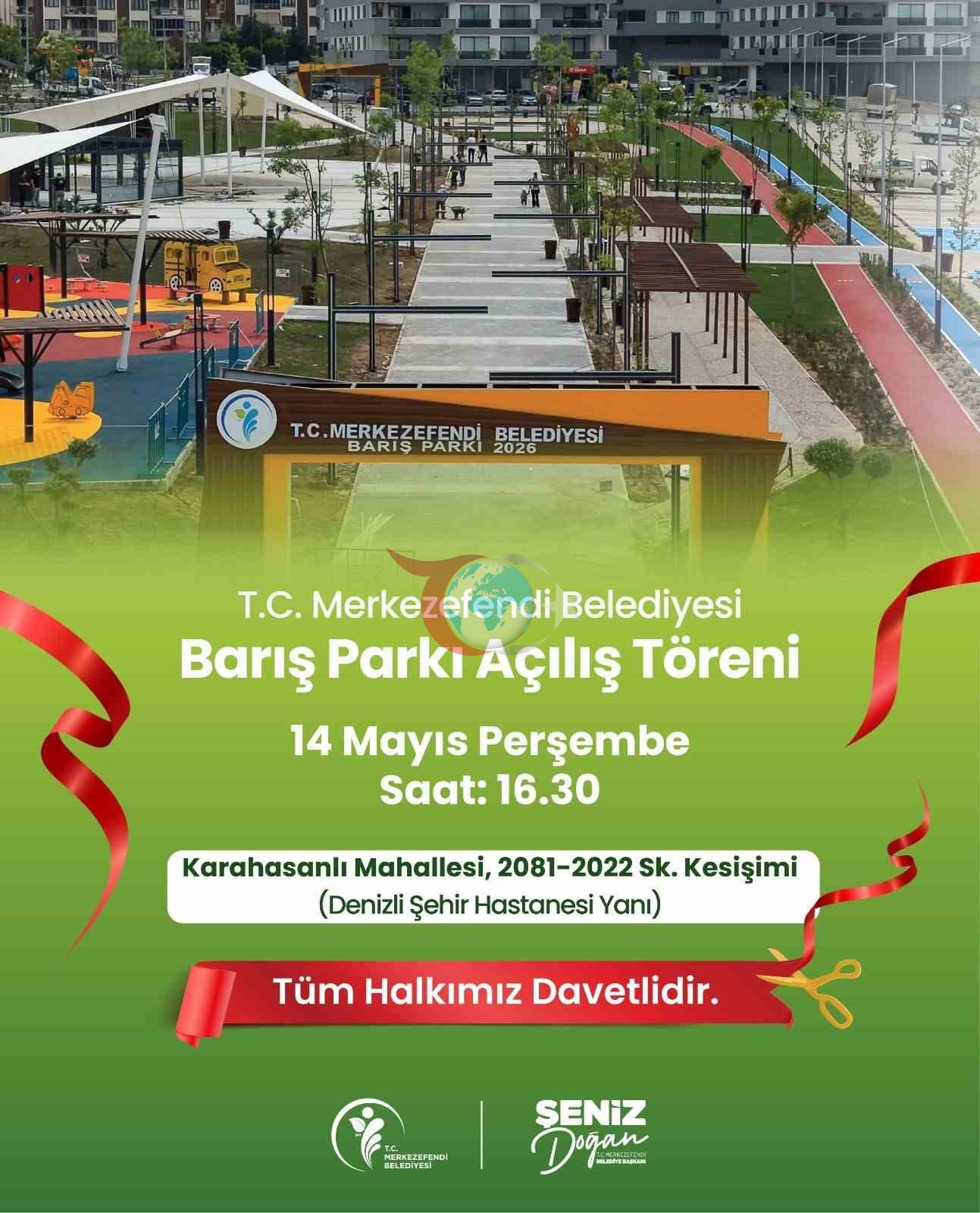 Karahasanlı Mahallesi’nde Barış Parkı hizmete açılıyor