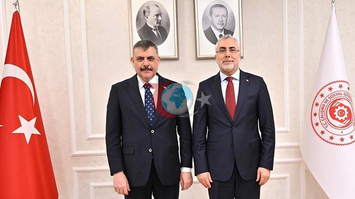 Bakan Çiftçi ile Işıkhan'ın Çalışma Hayatı Üzerine Görüşmesi