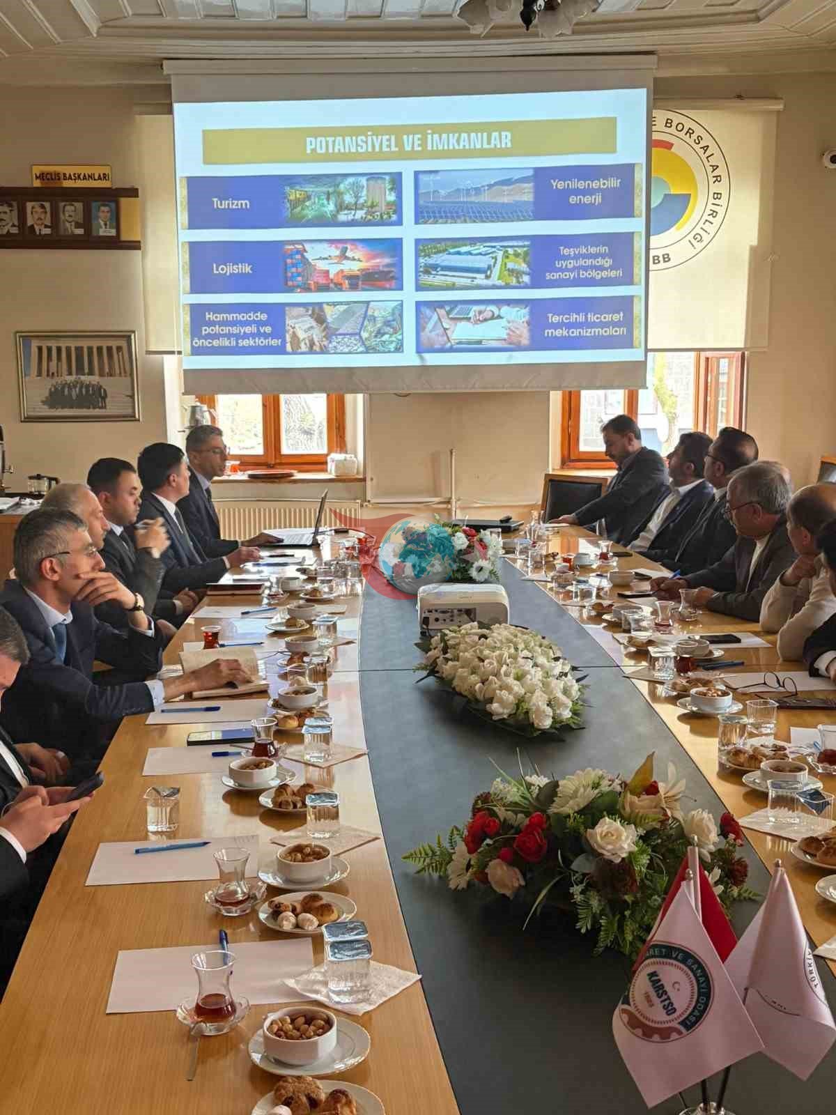 Kars TSO’da kritik zirve: Gündemde yatırım, ticaret ve Kars-Bakü uçuşları vardı