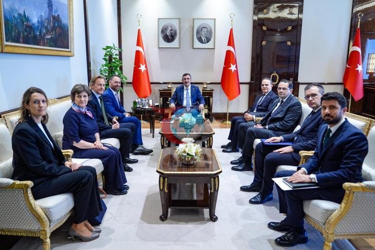 Cumhurbaşkanı Yardımcısı Yılmaz, Belçika Başbakan Yardımcısı Prevot ile görüştü