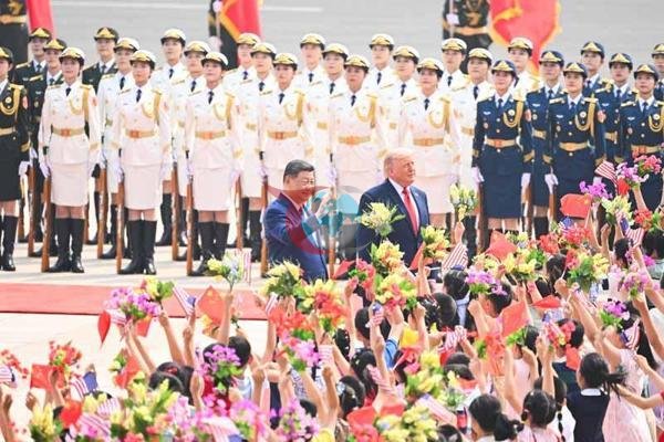 ABD ve Çin liderleri Pekinde bir araya geldi