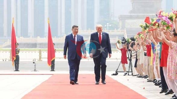 ABD ve Çin liderleri Pekinde bir araya geldi