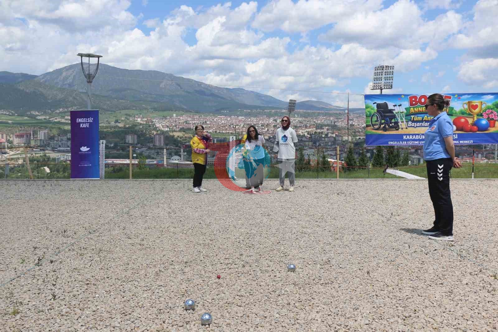 Karabük&rsquo;te özel çocuk anneleri bocce etkinliğinde buluştu