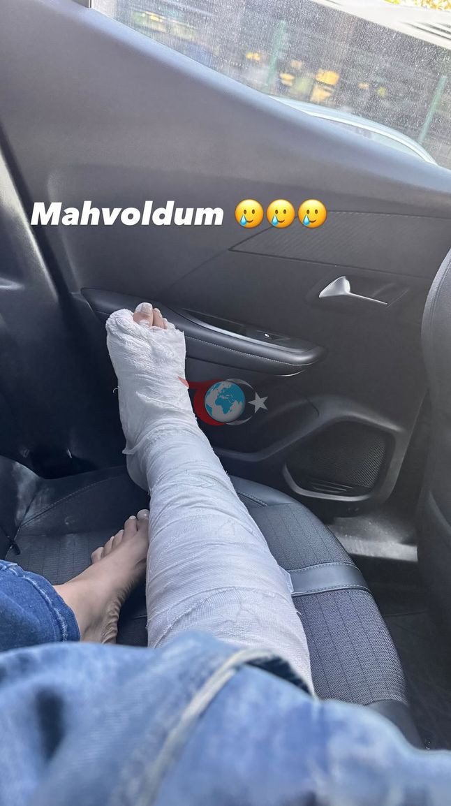 Sevda Demirel kaldırımda acılar içinde çığlık attı