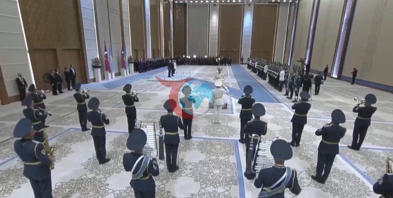 Cumhurbaşkanı Erdoğan, Kazakistan’da resmi törenle karşılanıyor