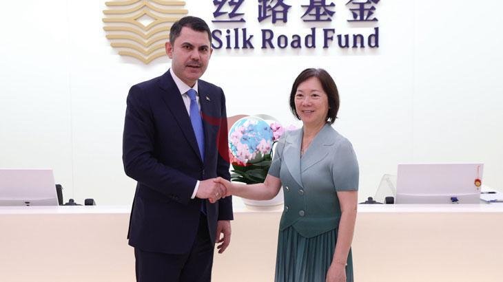 Bakan Kurum, İpek Yolu Fonu Başkanı ile Stratejik Görüşme Yaptı