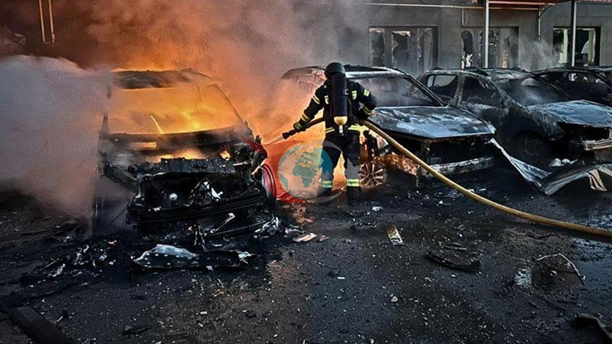 Rusya'dan Ukrayna'ya Yoğun Füze ve SİHA Saldırısı