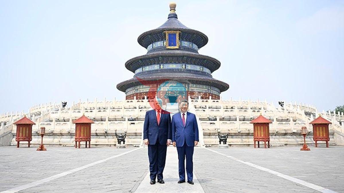 Şi ve Trump'ın Pekin'deki Tarihi Cennet Tapınağı Ziyareti