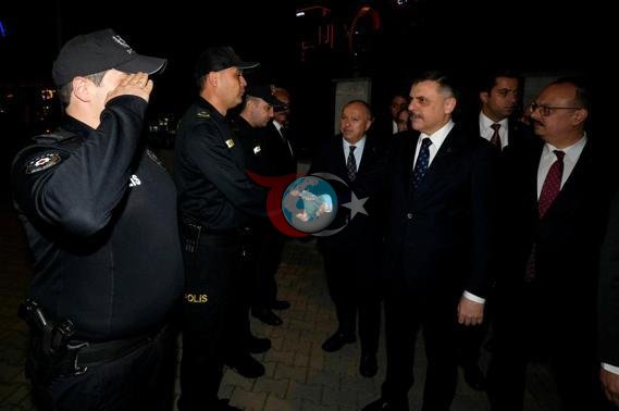 Bakan Çiftçi, polis merkezi amirliğini ziyaret etti