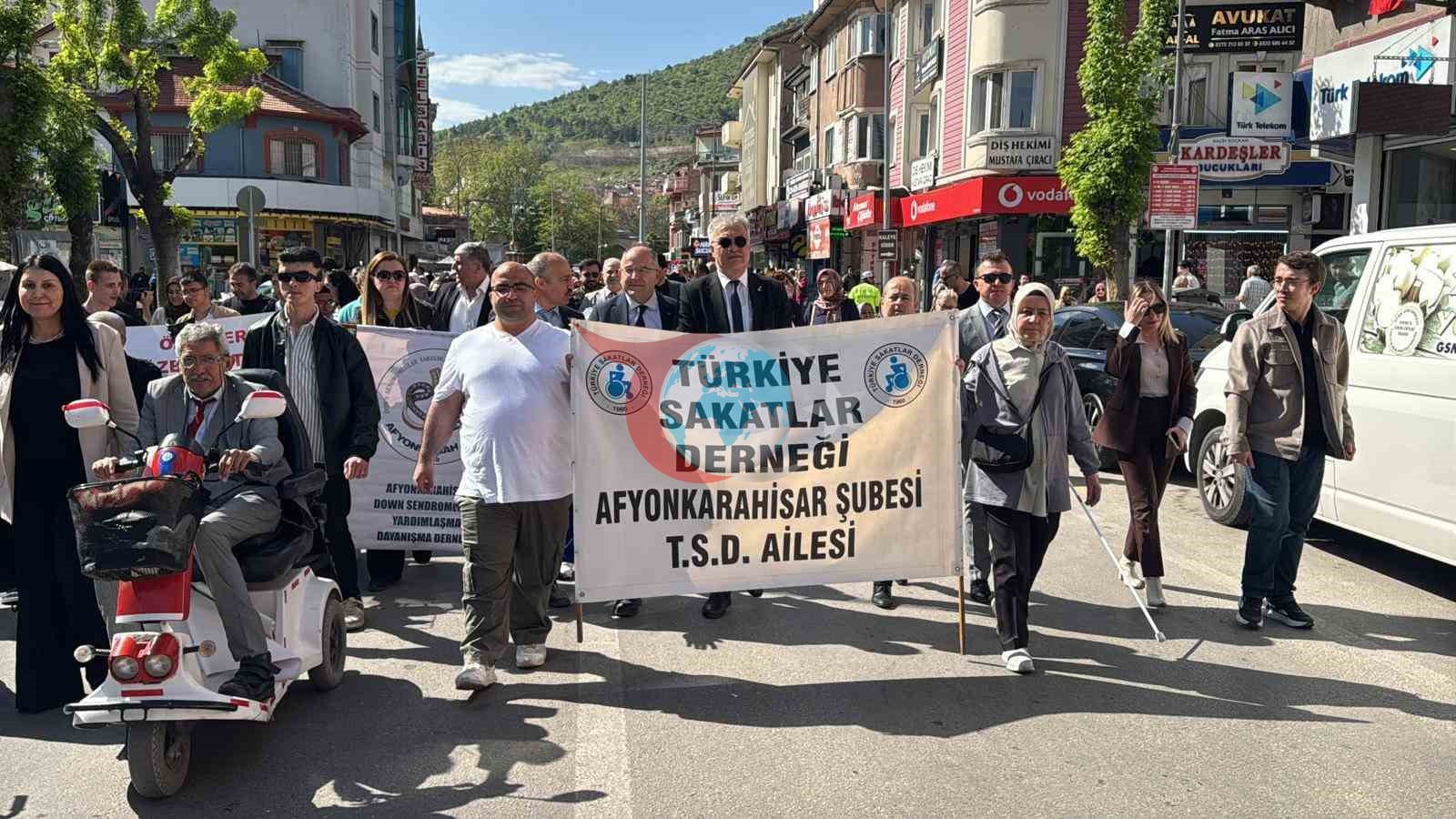 Afyonkarahisarda Əlillər üçün Maarifləndirmə Yürüşü Keçirilib
